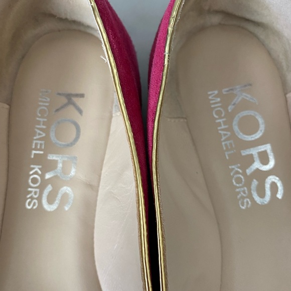 Michael Kors Fuchsia Suede Ballet Flats - Picture 5 of 5